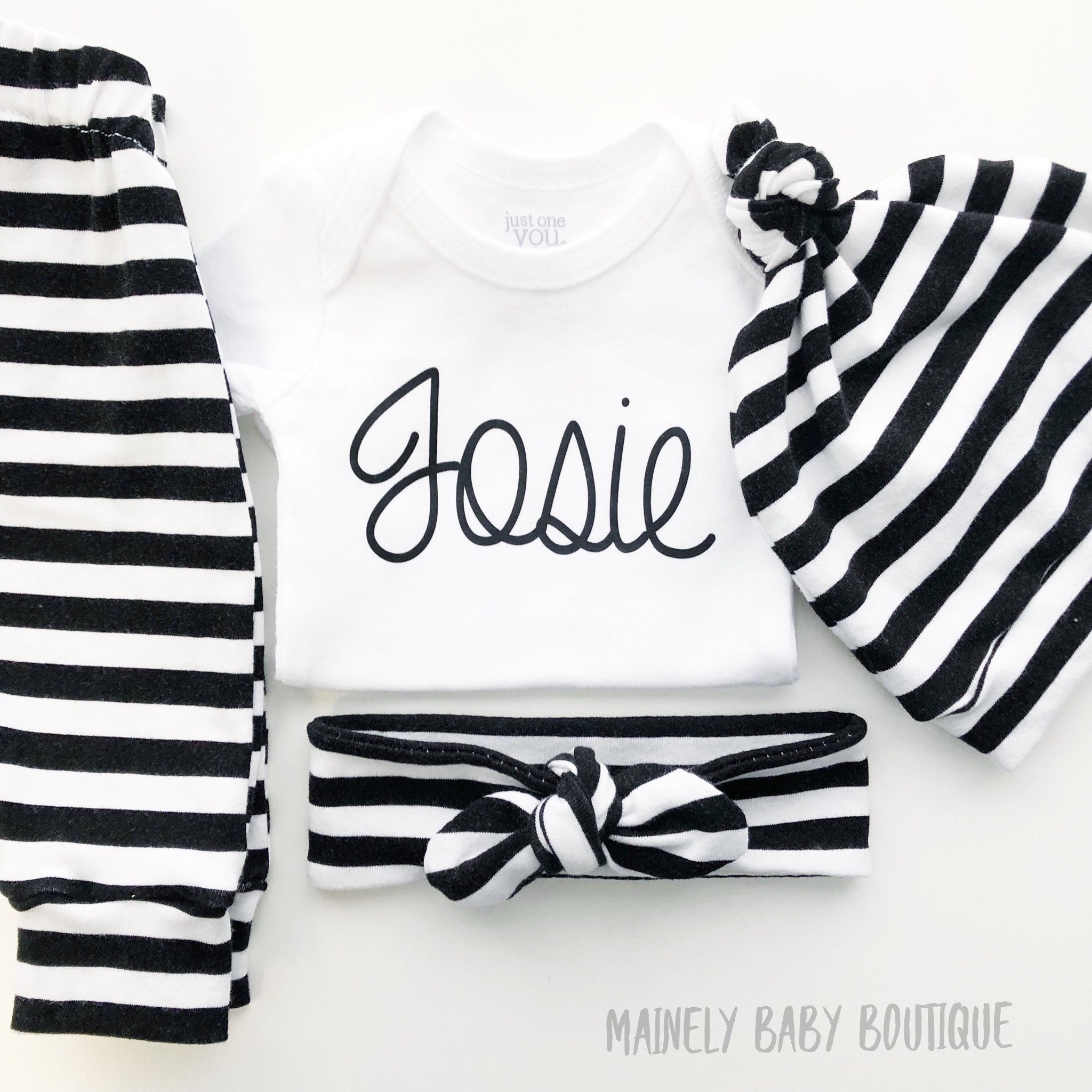 neutral going home outfit