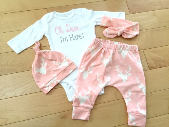 oh deer im here newborn outfit