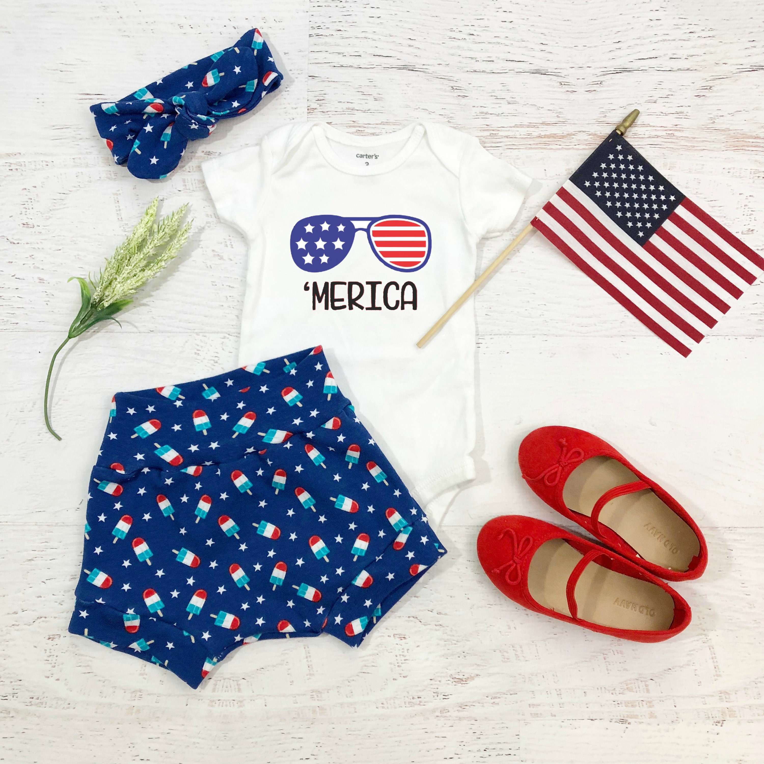 cute baby girl 4th of july outfits