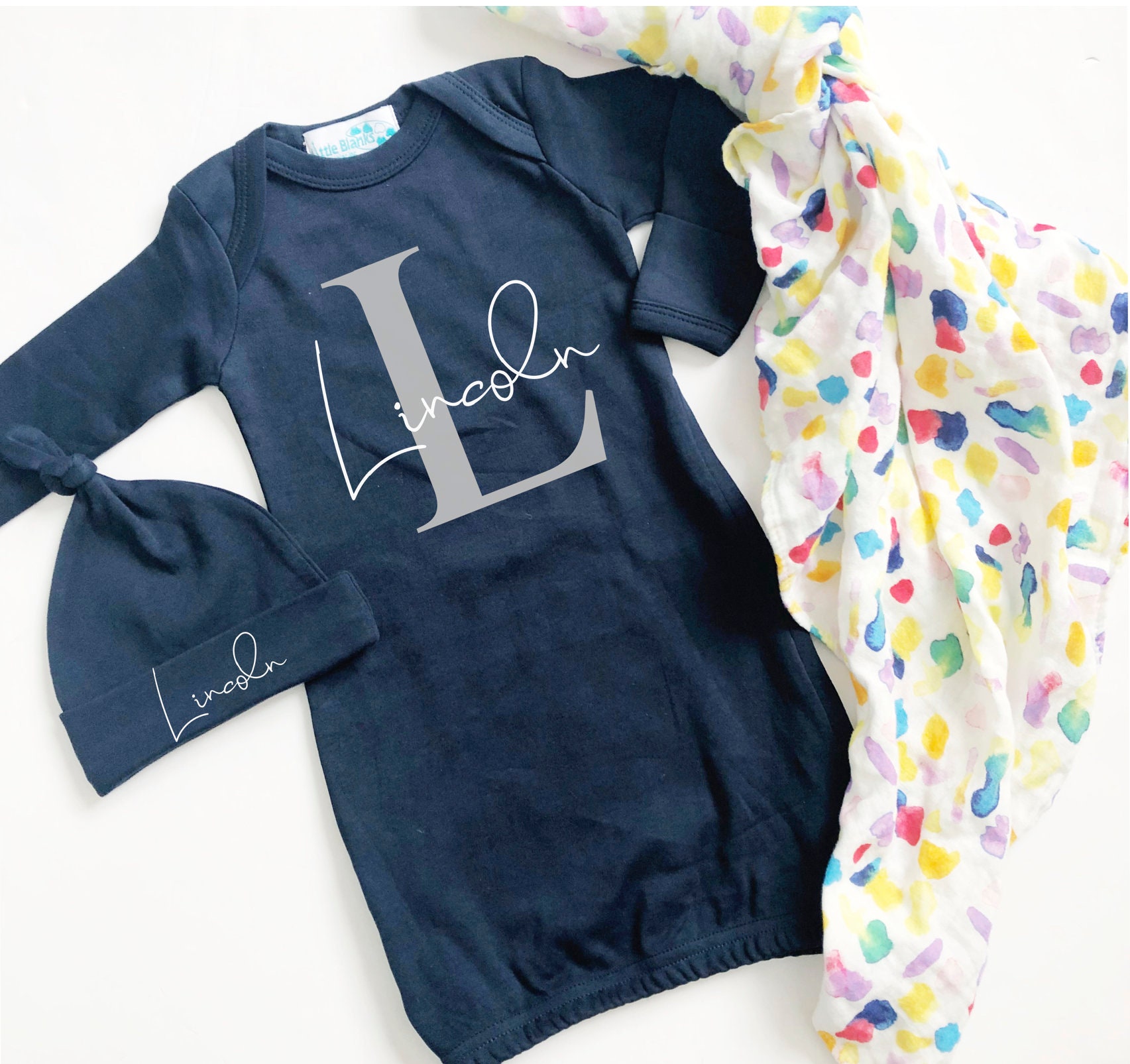 baby boy gowns with name