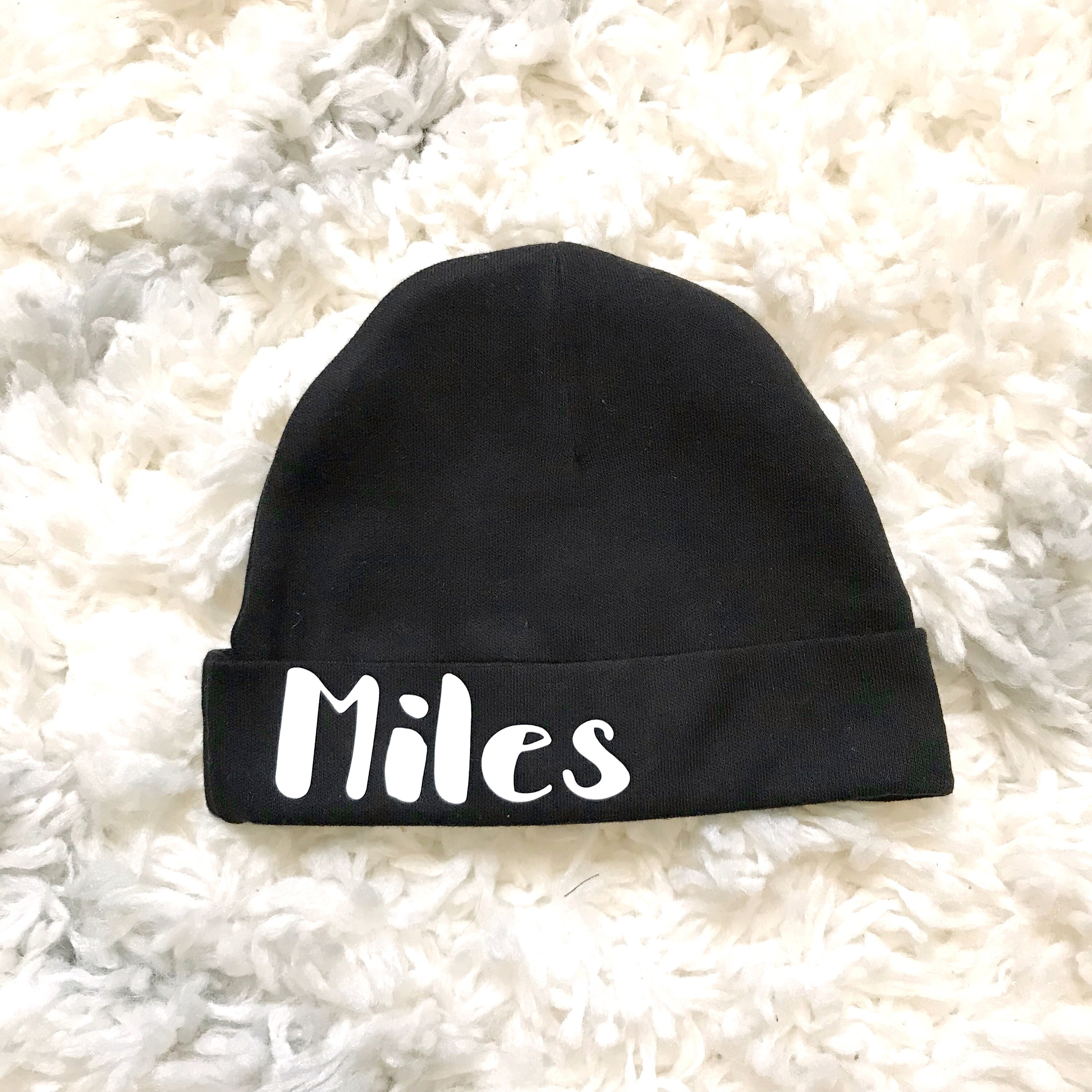 Personalized Baby Name Beanie / Newborn Hat / Baby Boy Coming Etsy