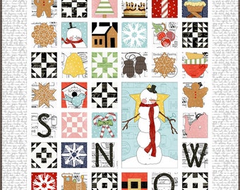 Sweet Snow Along Quilt Pattern - J Wecker Frisch - Snow Sweet - Joy Studio
