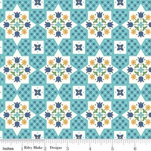Flea Market Fabric - By The Half Yard - BTHY - Cottage Appliqué - Lori Holt - Bee in My Bonnet - Riley Blake - C10212 COTTAGE