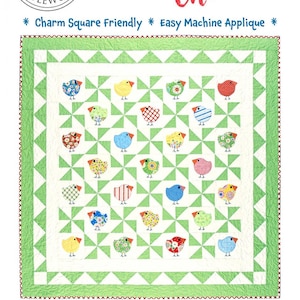 Chubby Chicks Quilt Pattern - Black Mountain Needleworks - Teri Christopherson - Appliqué Quilt