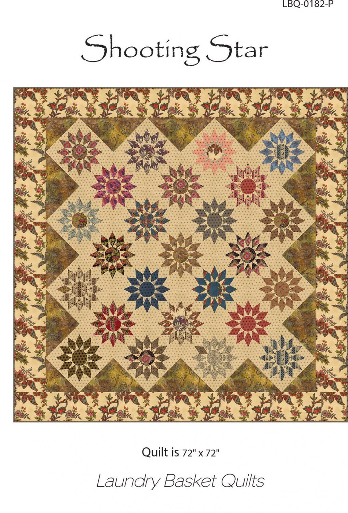 Shooting Star Quilt Pattern Laundry Basket Quilts Edyta Etsy