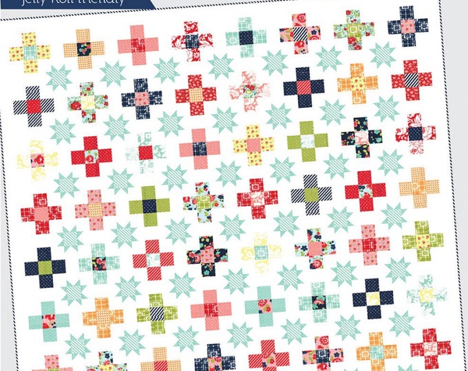 Over and Down Under Quilt Pattern Bonnie Sullivan All Through the Night Jelly Roll Friendly Etsy