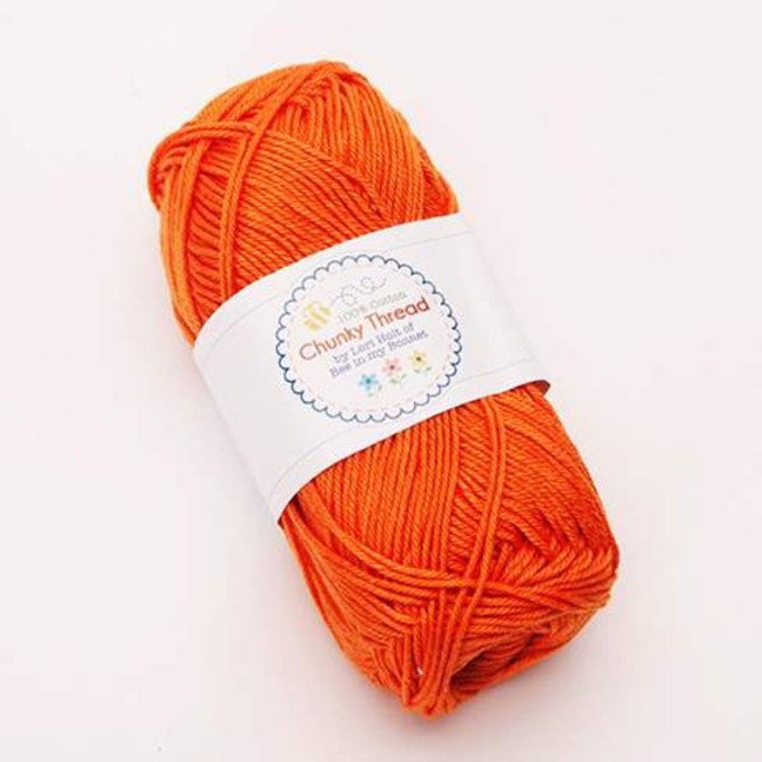 Thread Pumpkin Lori Holt Chunky Thread - Pumpkin - Etsy