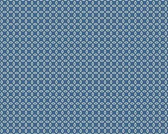 Vintage Happy 2 Fabric - By The Half Yard - BTHY - Orange Peel Denim - Lori Holt - Bee In My Bonnet - Riley Blake - C9144 DENIM