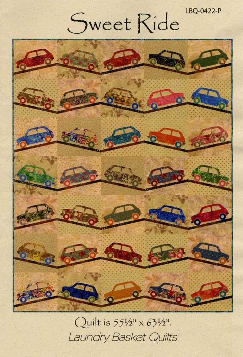 Sweet Ride Quilt Pattern Laundry Basket Quilts Edyta Sitar Etsy