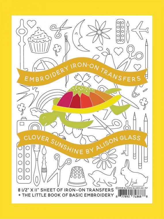 Embroidery Iron-On Transfers Clover Sunshine Embroidery Iron-On Transfers Clover Sunshine
