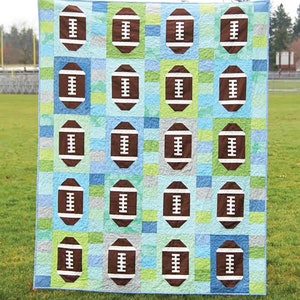 Touchdown Quilt Pattern - Cluck Cluck Sew - 2 sizes