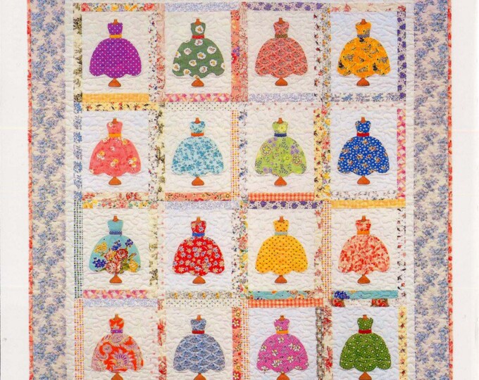 Pretty Dresses Quilt Pattern Black Mountain Needleworks Etsy