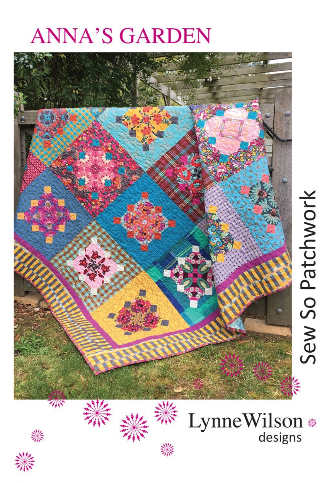 Annas Garden Quilt Pattern Lynne Wilson Designs Sew so Etsy UK