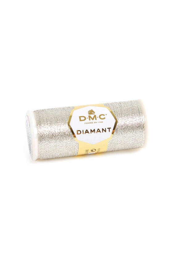 DMC Diamant Metallic Thread Light Silver D168 DMC Diamant Metallic Thread Light Silver D168