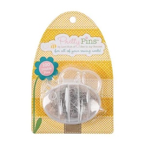 Pretty Pins - Double Pins - Lori Holt - Bee In My Bonnet - 100 Pack