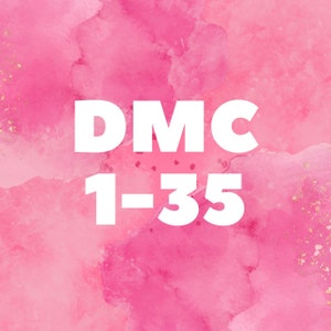 DMC Floss 1 - 35