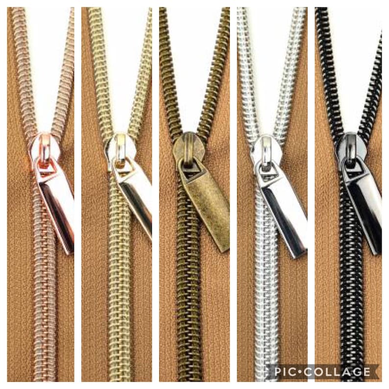 Natural Tape Choose Teeth Color 3 Yards 108 inches Natural Zipper By The Yard Sallie Tomato