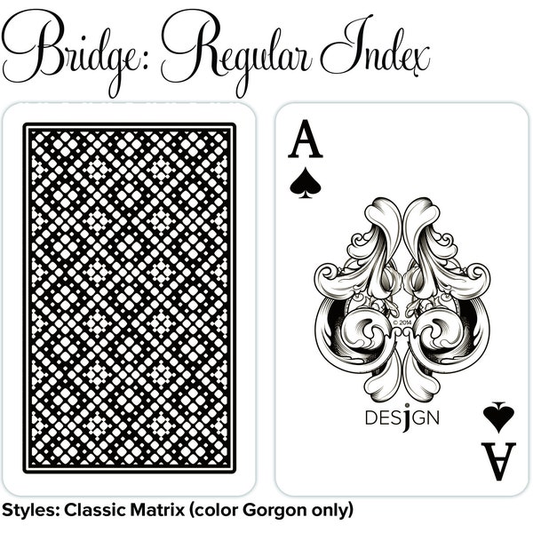 Desjgn 100% Plastic Playing Cards - Bridge Size Regular Index