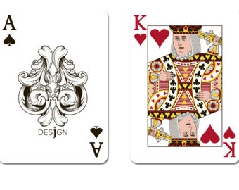 Desjgn 100% Plastic Playing Cards - Poker Size, Regular Index New 2 Sets