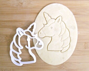 Unicorn Cookie Cutter 3D Printed  | Unicorn Party \ Unicorn Head Cookie \ Unicorn Sugar Cookies \ Unicorn Lover Gift \ Unicorn Birthday