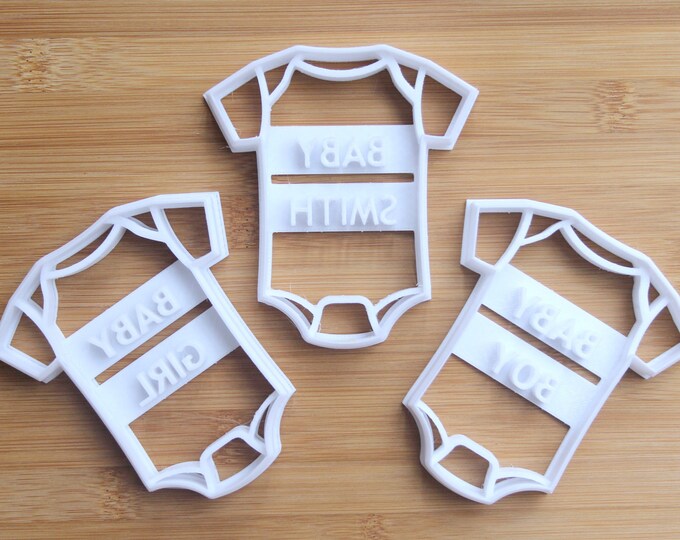 Baby Cookie Cutter 3D Printed Baby Shower Cookie Cutter / Gender Reveal