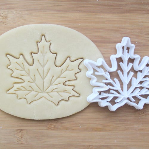 Fall Leaf Maple Cookie Cutter 3D Printed Harvest Party Etsy