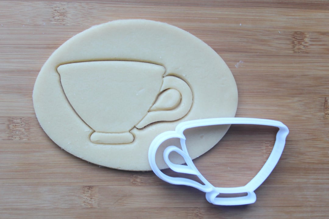 Tea Cup Cookie Cutter 3D Printed Tea Party Cookies / Bridal Shower