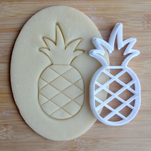 Pineapple Cookie Cutter 3D Printed  | Summer Cookie Cutter / Tropical  Cookie Cutter / Beach Cookie Cutter / Hawaii Cookie Cutter