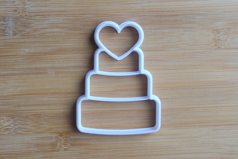 Wedding Cake Cookie Cutter 3D Printed Wedding Cookies / Etsy