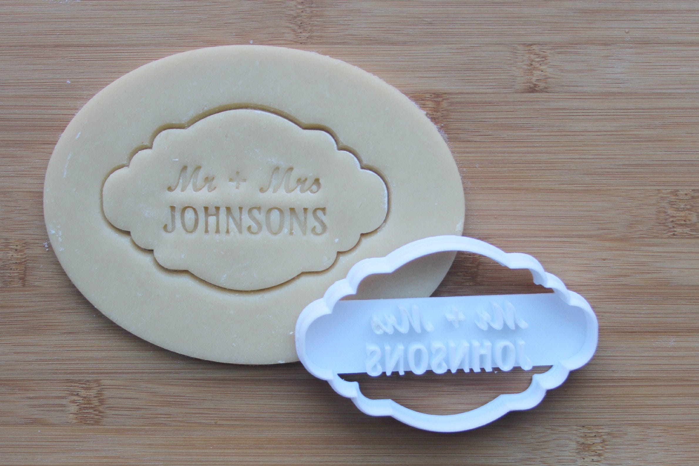 Personalized Name Cookie Cutter 3D Printed Wedding Cookie Etsy