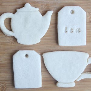Tea Bag Cookie Cutter 3D Printed Tea Party Cookies Bridal Shower Cookie Cutter Baby Shower Cookies Tea Lover Gift Teabag image 5