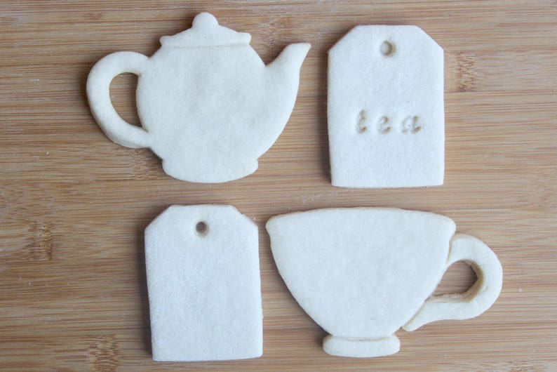 Tea Bag Cookie Cutter 3D Printed Tea Party Cookies Bridal Shower Cookie Cutter Baby Shower Cookies Tea Lover Gift Teabag image 5