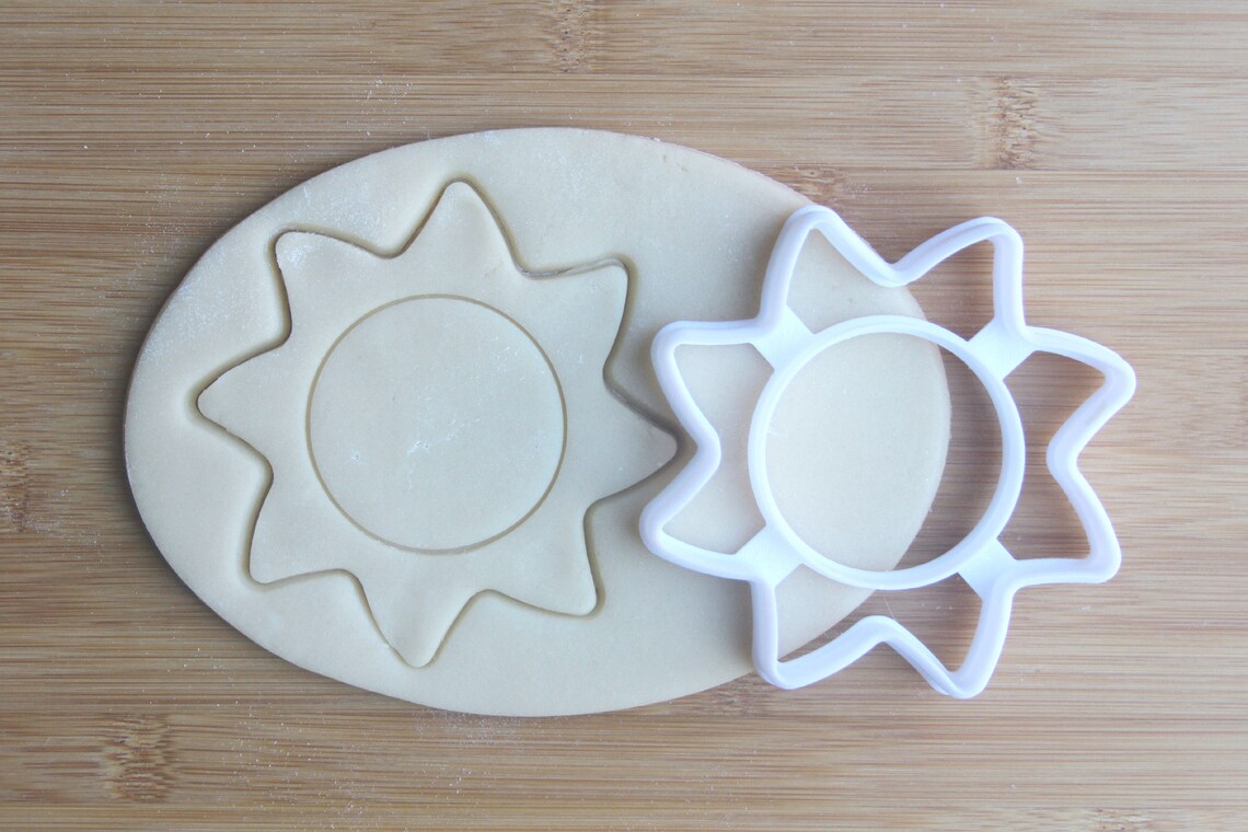 Sun Cookie Cutter 3D Printed Summer Cookie Cutter / Sunshine Etsy
