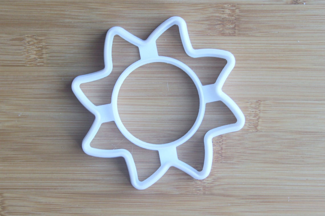 Sun Cookie Cutter 3D Printed Summer Cookie Cutter / Sunshine Etsy