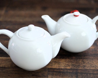 Basic White Porcelain Teapot 160ml-180ml