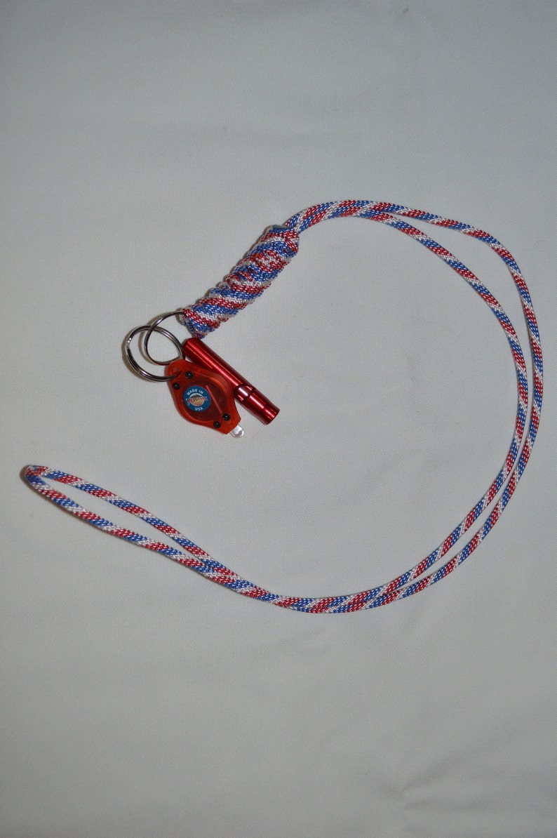 Paracord Lanyard Whistle Safety Whistle Paracord with Mini Etsy