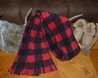 Buffalo Check Fleece Scarves, Buffalo Check Wraps, Fleece Scarves, Fleece Wraps, Scarf, Winter Scarf