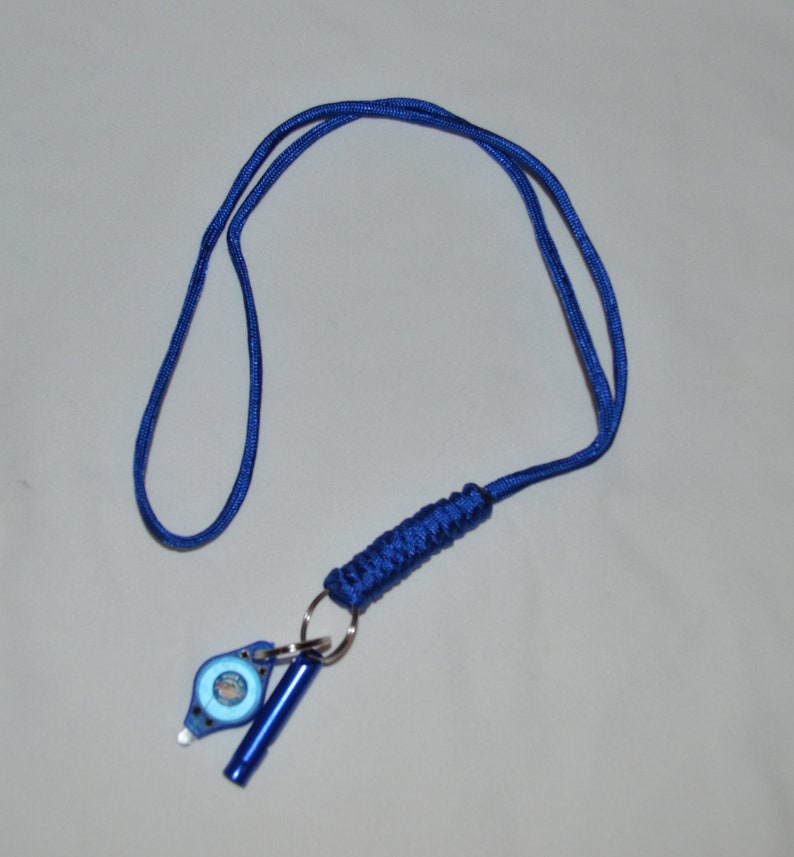 Paracord Lanyard Whistle Safety Whistle Paracord with Mini Etsy