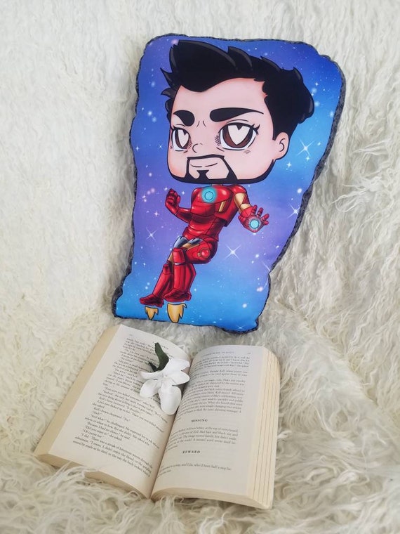 Chibi Cuddle Pillows Iron Man Tony Stark Etsy