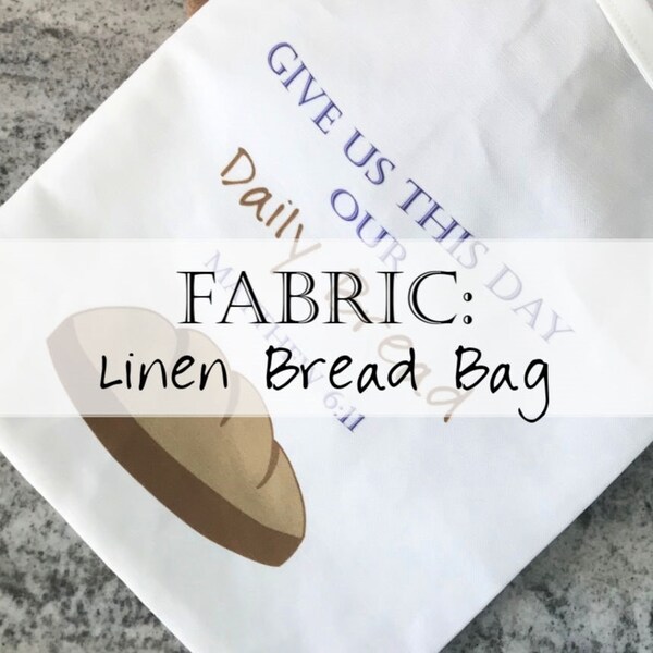 Linen Bread Bag Etsy