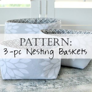 Nesting Baskets Pattern