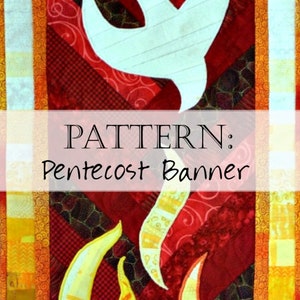 Pentecost Quilt Pattern Table Runner or Banner image 1