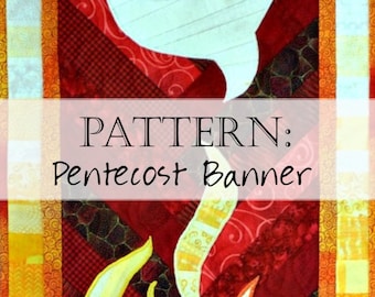 Pinksteren Quiltpatroon - Tafelloper of Banner