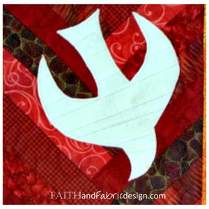 Pentecost Quilt Pattern Table Runner or Banner image 4