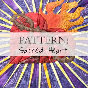 Sacred Heart of Jesus Quilt Pattern: Divine Mercy Quilts