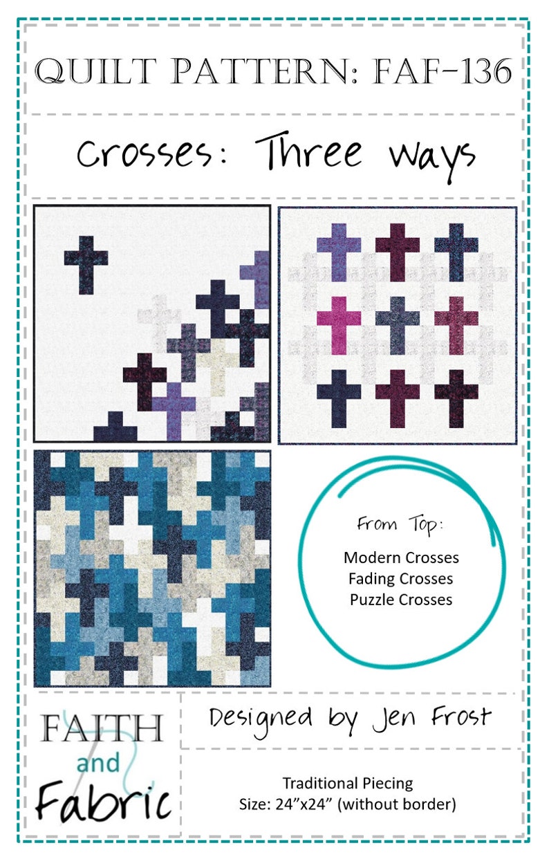 Crosses: 3 Ways a Christian Cross Quilt Pattern image 7