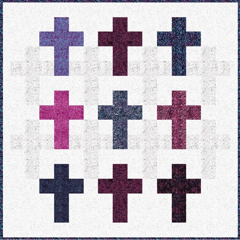 Crosses: 3 Ways a Christian Cross Quilt Pattern image 3