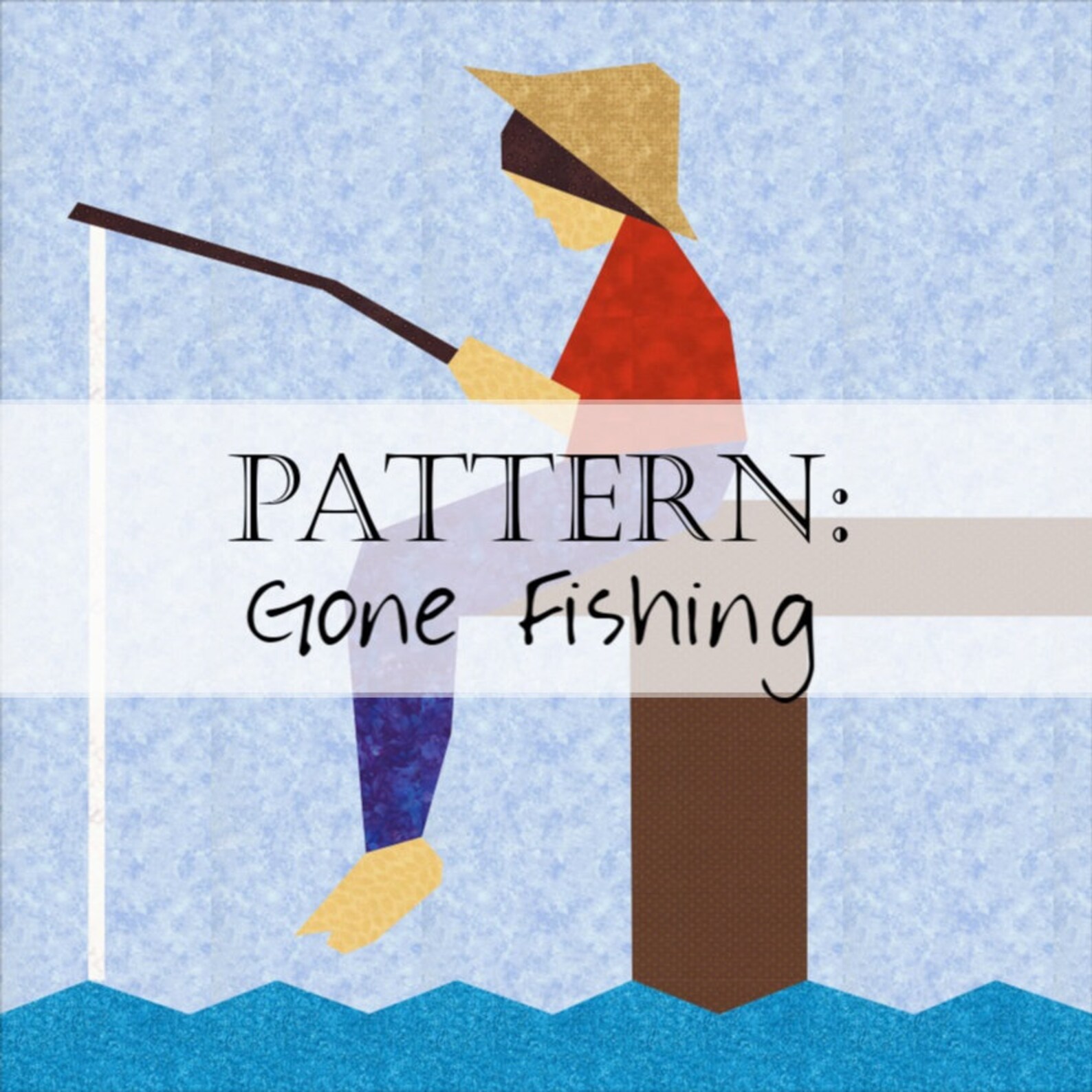 Gone Fishing Quilt Pattern Go Fish Sewing Pattern Etsy