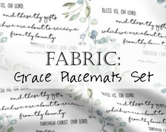 Tissu: Coudre un ensemble de Grace Placemats