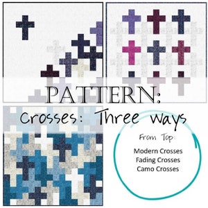 Crosses: 3 Ways a Christian Cross Quilt Pattern image 1